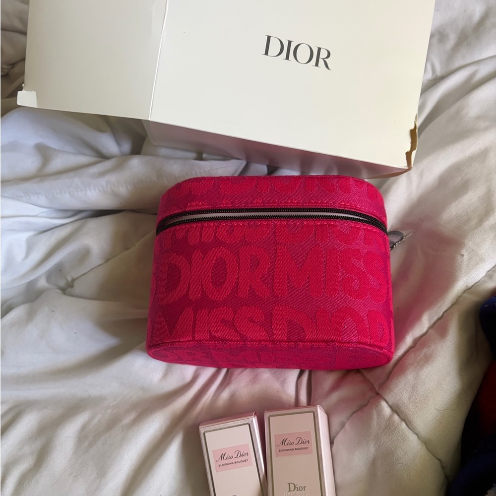 Dior Fuchsia Cosmetic Case
